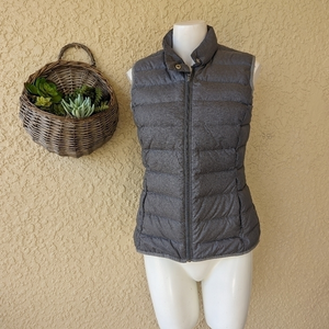 J Mclaughin puffer vest gray size sm